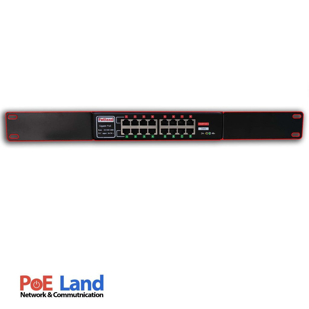 Patch Panel poe 8 port gig frint